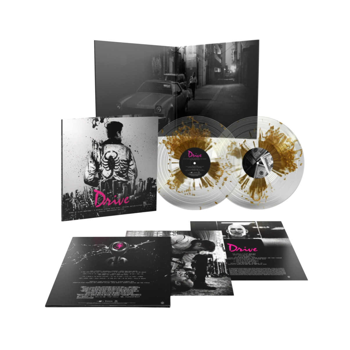 Vinilo Cliff Martinez - Drive 10 (15th Anniversary/Driver's Jacket Gold Splatter Vinyl/2LP)