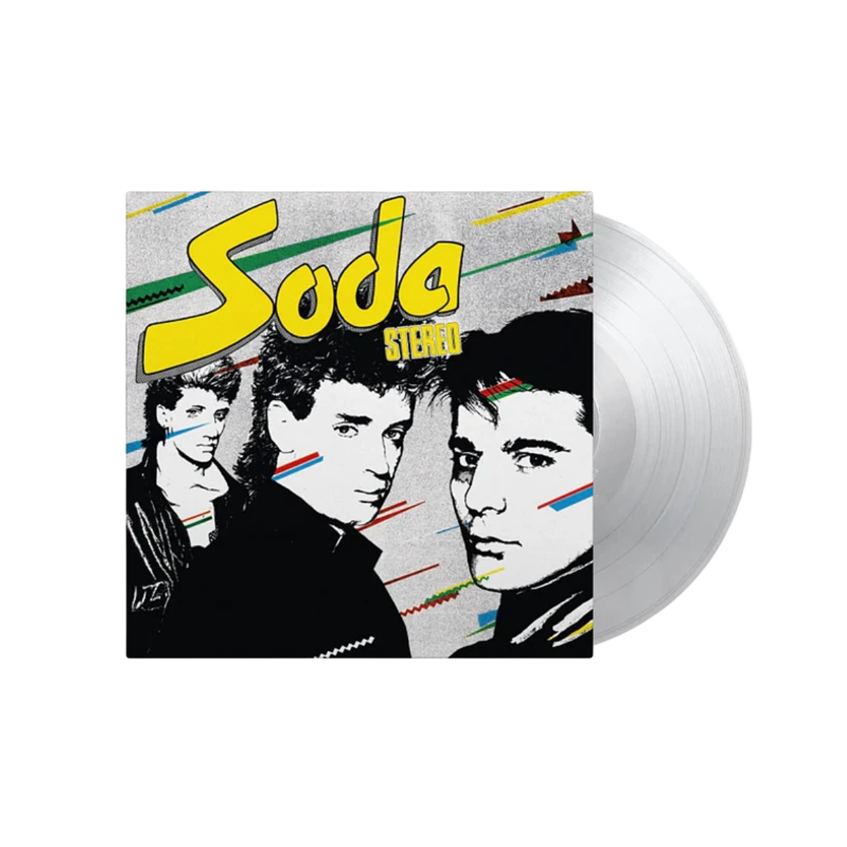 VINILO SODA STEREO - SODA STEREO (NUMBERED/CRYSTAL CLEAR VINYL)