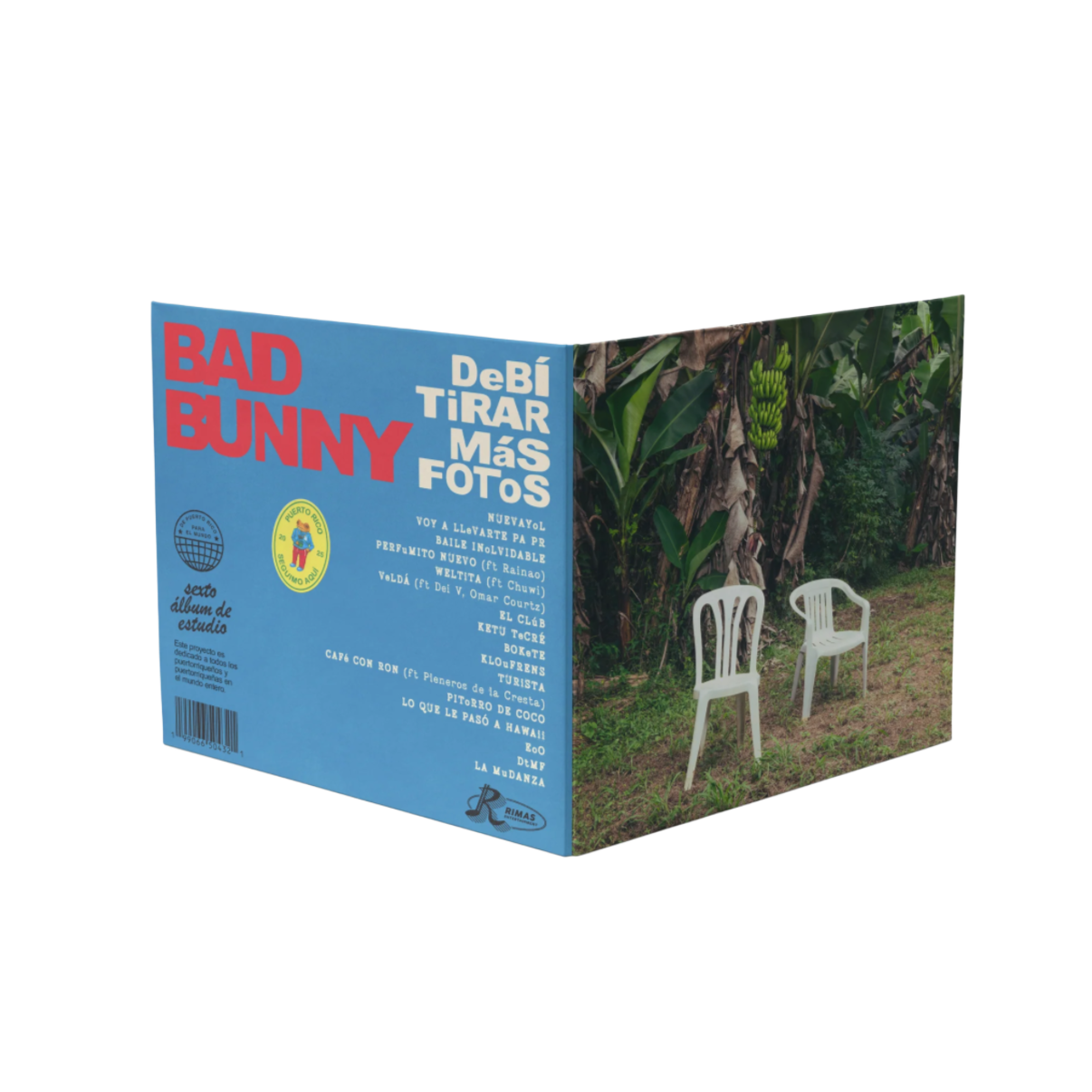 VINILO BAD BUNNY - DEBI TIRAR MAS FOTOS (2LP/BLUE VINYL)
