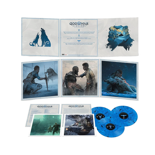 VINILO BEAR MCCREARY - GOD OF WAR RAGNAROK OST (3LP/BLUE SMOKE VINYL)