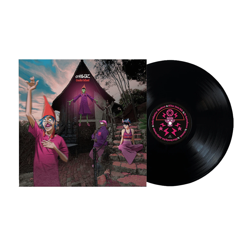 VINILO GORILLAZ - CRACKER ISLAND