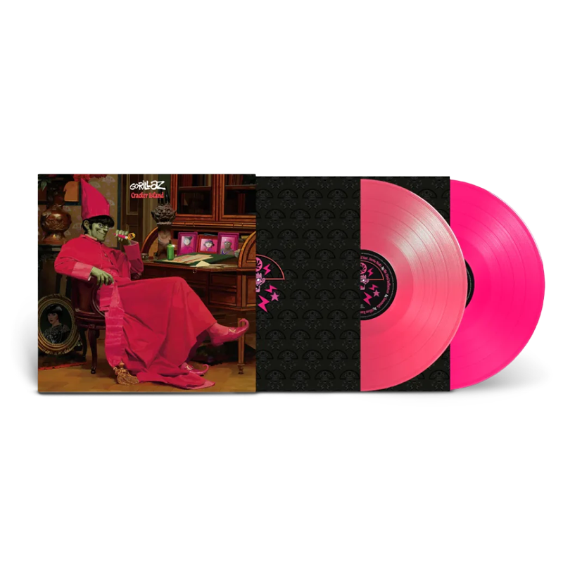 VINILO GORILLAZ - CRACKER ISLAND (DELUXE/2 LP/1-PINK/1-MAGENTA VINYL)