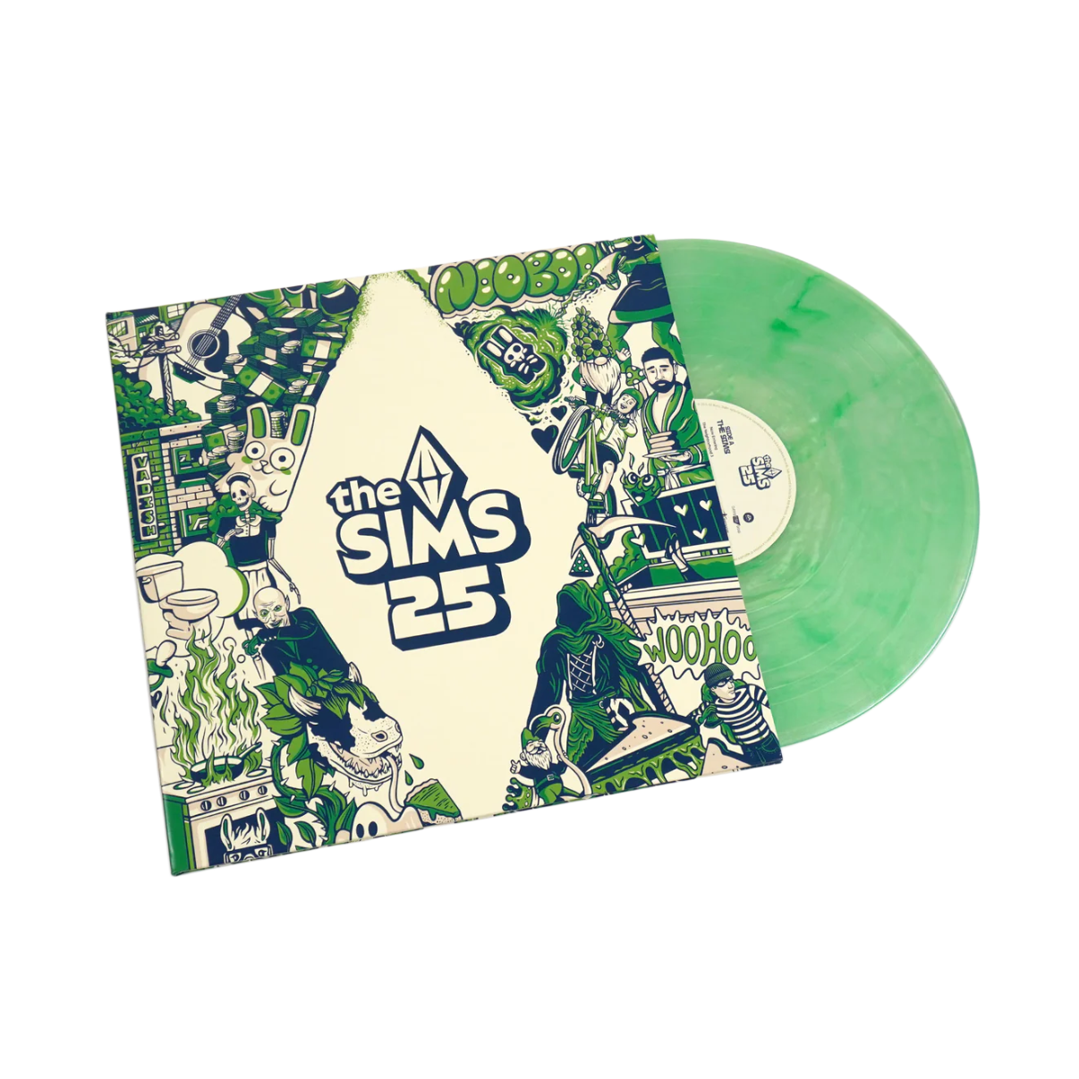 VINILO VARIOUS ARTISTS - THE SIMS 25TH OST (METALLIC SHINY GREEN)