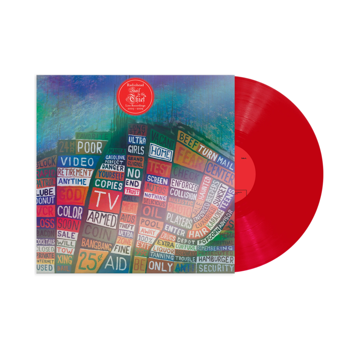 VINILO RADIOHEAD - HAIL TO THE THIEF (LIVE RECORDINGS 2003-2009) (RED VINYL)