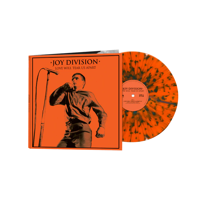 VINILO JOY DIVISION - LOVE WILL TEAR US APART (ORANGE/BLACK SPLATTER VINYL)