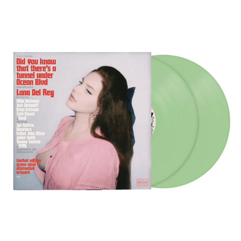 VINILO LANA DEL REY - DID YOU KNOW THAT THERE’S A TUNNEL UNDER OCEAN BLVD (LIGHT GREEN VINYL)