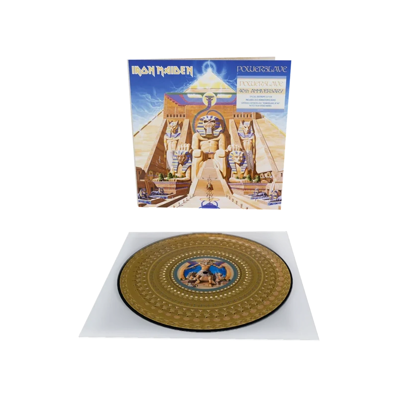 VINILO IRON MAIDEN - POWERSLAVE (40TH ANNIVERSARY EDITION) (ZOETROPE VINYL)