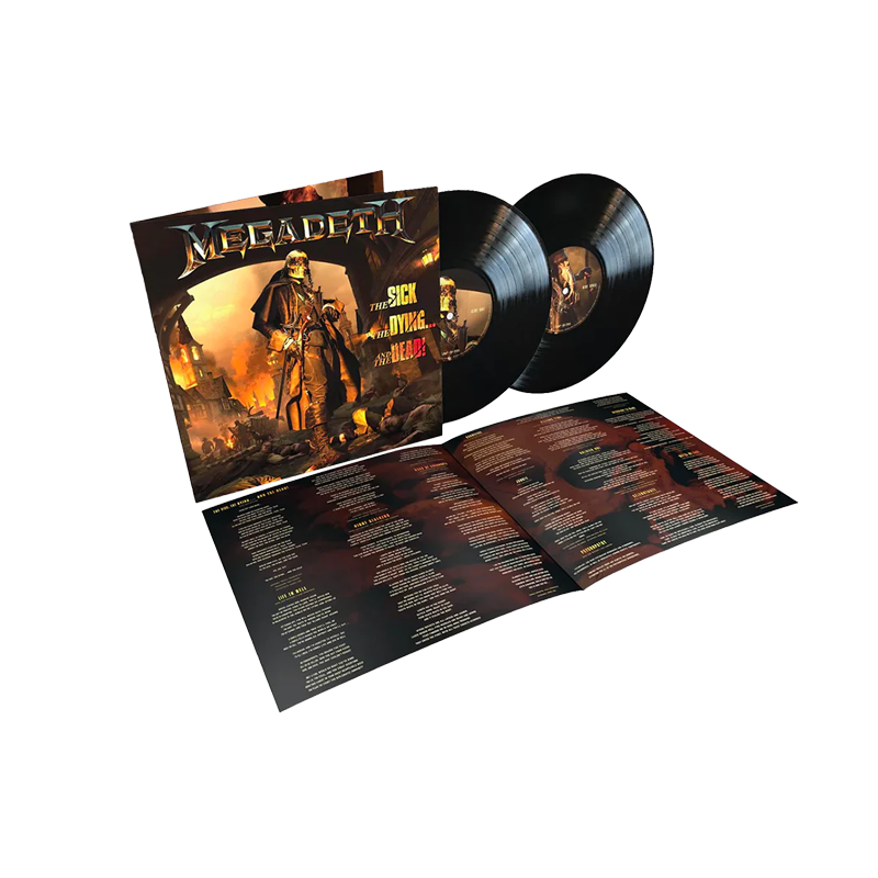 VINILO MEGADETH - THE SICK, THE DYING… & THE DEAD! (2 LP)