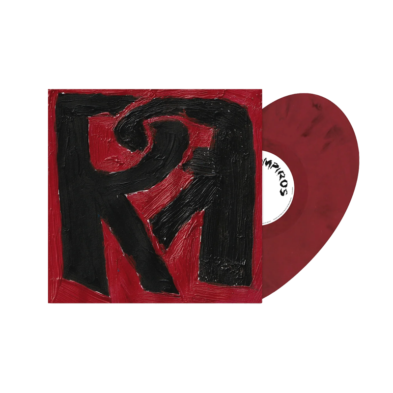 VINILO ROSALIA & RAUW ALEJANDRO - RR (RED & BLACK SMOKE HEART SHAPED VINYL)