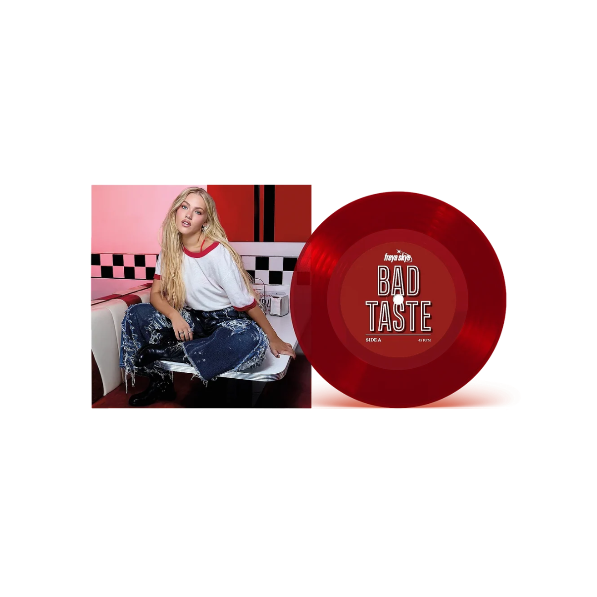 Vinilo Freya Skye - Bad Taste (Translucent Red Vinyl/Single)