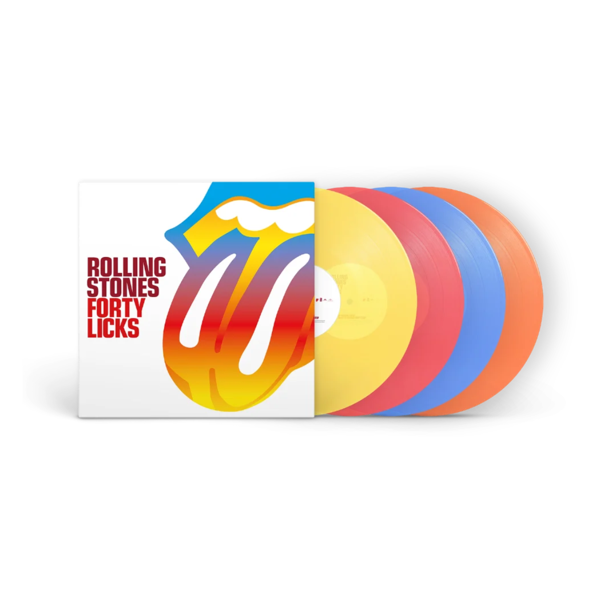 Boxset The Rolling Stones - Forty Licks (Yellow/Red/Blue/Orange Transparent Vinyl/4LP)