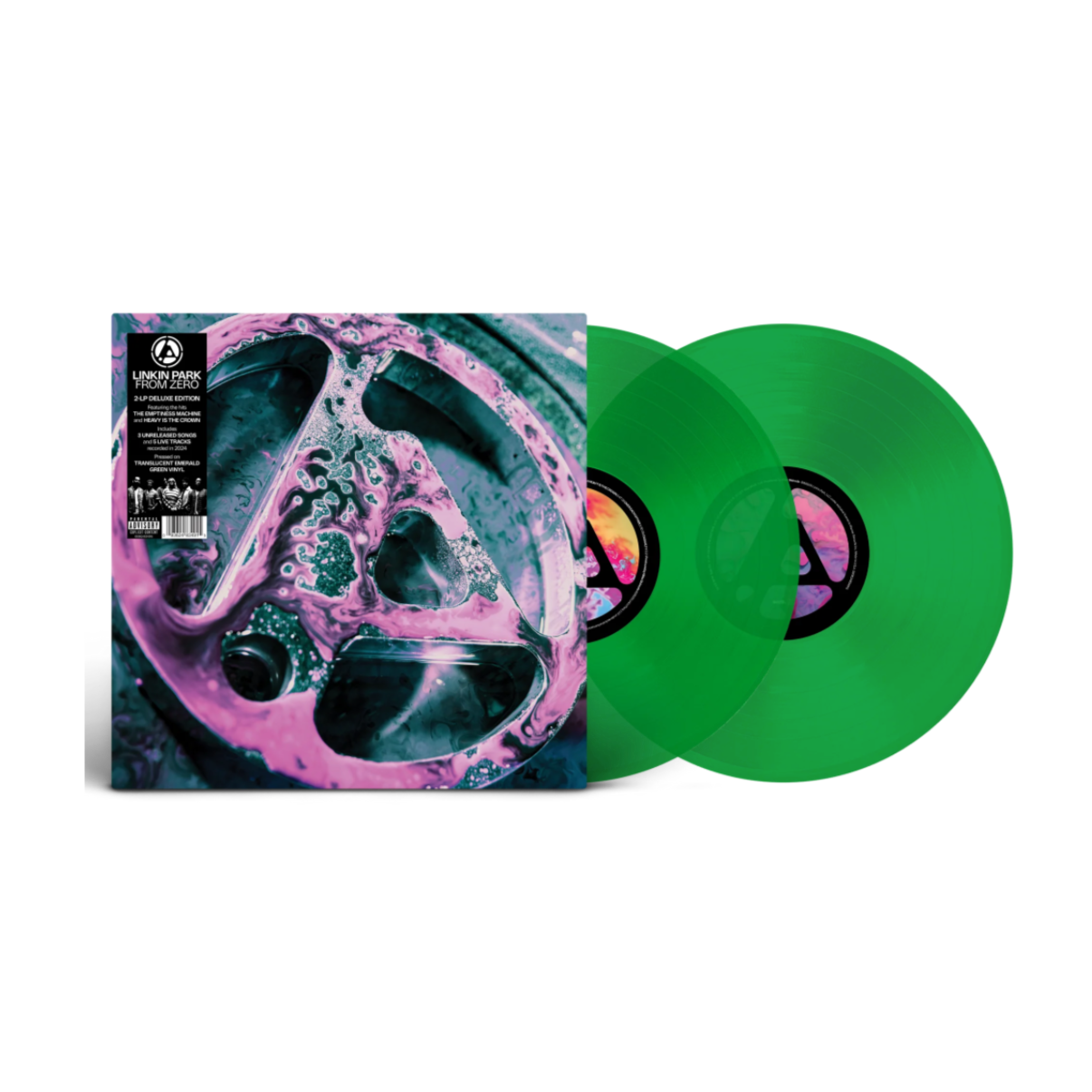 VINILO LINKIN PARK - FROM ZERO (DELUXE/2LP/TRANSLUCENT EMERALD GREEN VINYL)