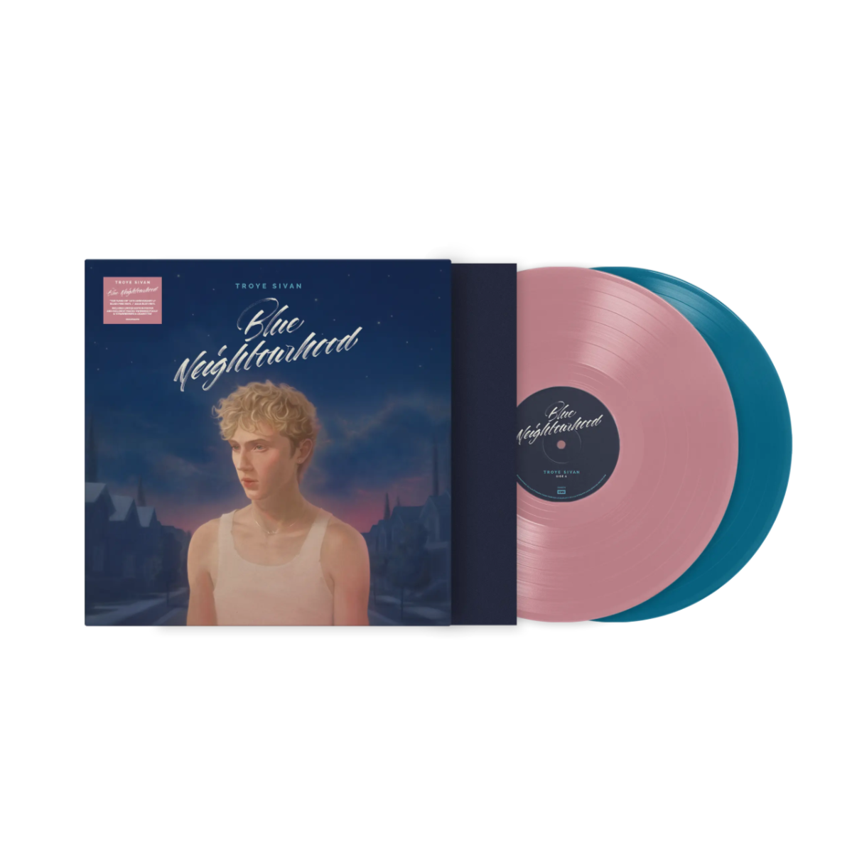 VINILO TROYE SIVAN - BLUE NEIGHBOURHOOD TEN YEARS ON (10TH ANNIVERSARY) (BLUSH PINK/PALE BLUE VINYL)