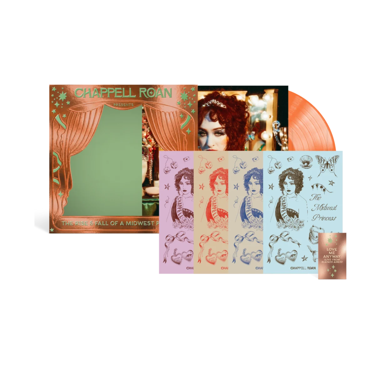 Vinilo Chappell Roan - The Rise and Fall of a Midwest Princess (3-Year Anniversary/Coral Vinyl)
