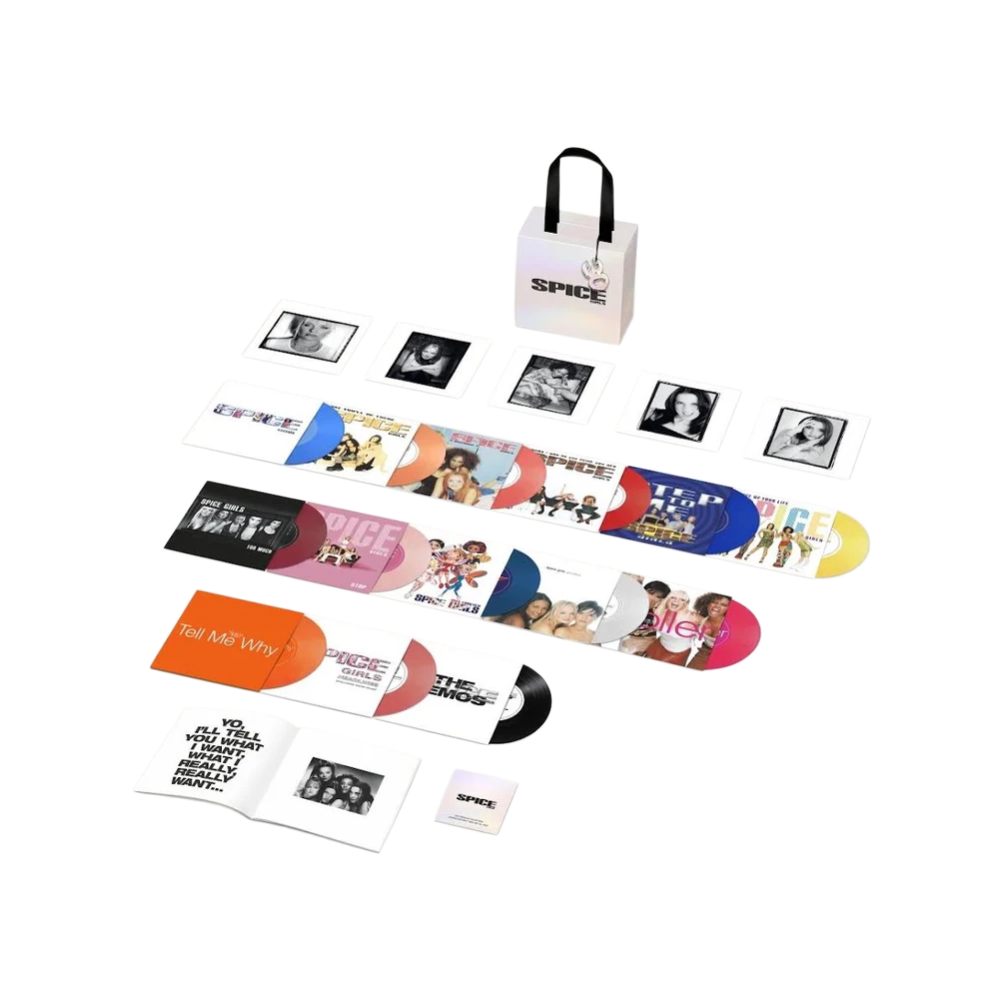 Boxset Spice Girls - The Singles Collection (30th Anniversary/14x7" Coloured Vinyl Box Set)