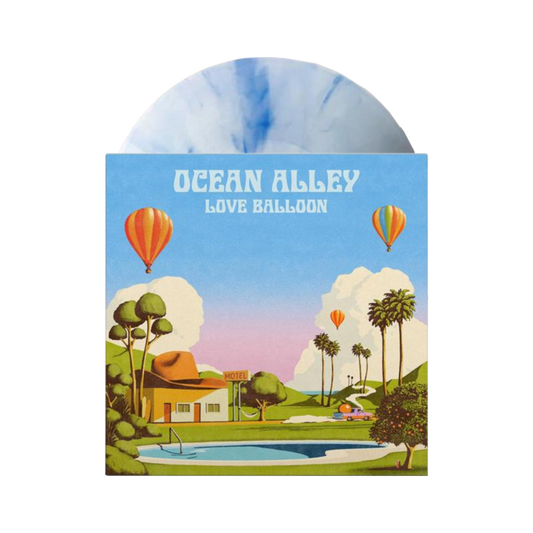 VINILO OCEAN ALLEY - LOVE BALLOON (BLUE & CLEAR SMOKE)