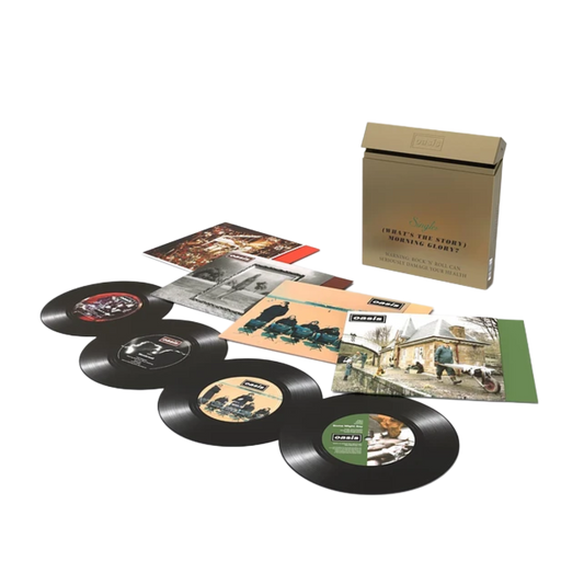 BOXSET OASIS - (WHAT'S THE STORY) MORNING GLORY? (4-7 INCH LIMITED BOXSET/SINGLES)