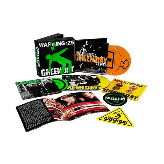 BOXSET GREEN DAY - WARNING (25TH ANNIVERSARY DELUXE EDITION/4CD BOX)