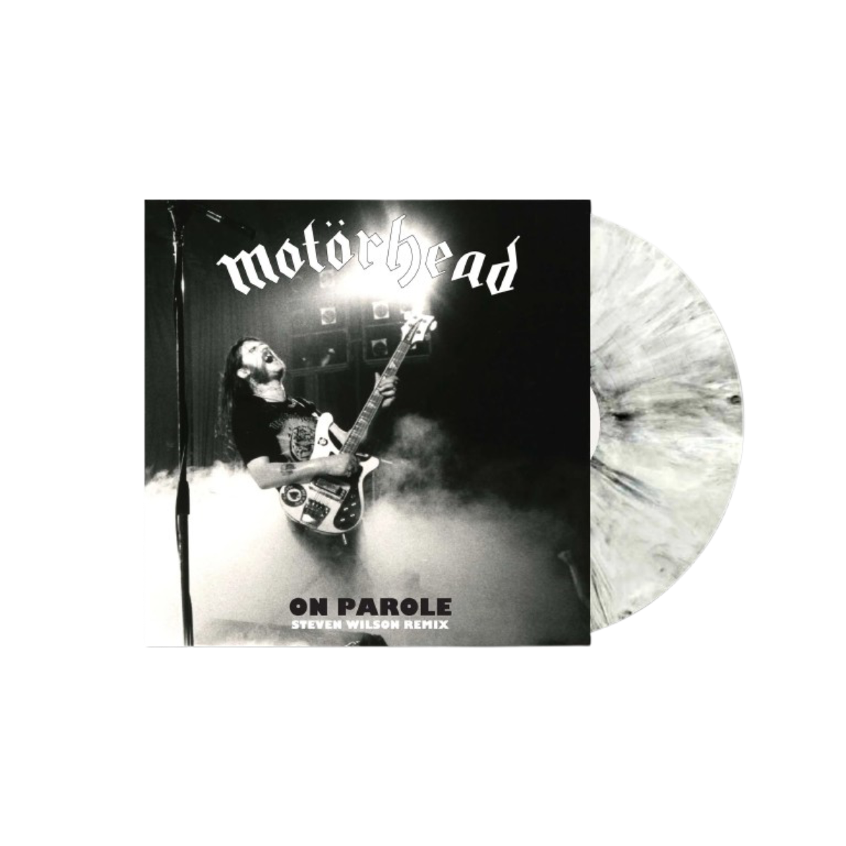 Vinilo Motörhead - On Parole (Steve Wilson Remix) (Black & White Marble Vinyl) (RSD 2026)