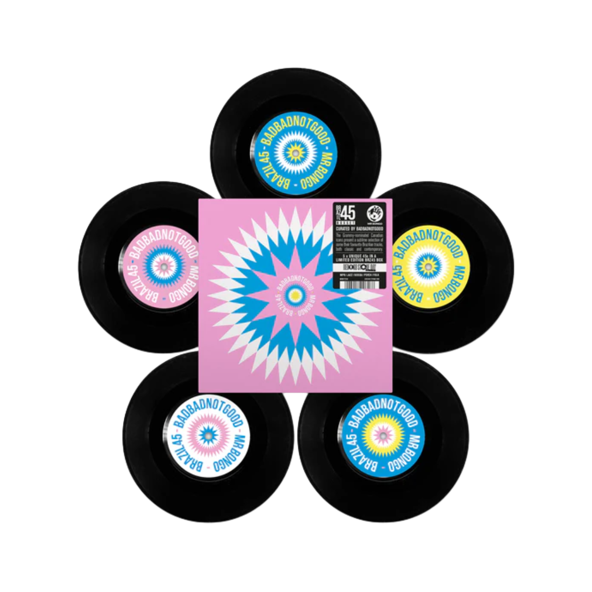 VINILO BADBADNOTGOOD & VARIOUS ARTISTS - BRAZIL 45 BOXSET VOL.6 (RSD)