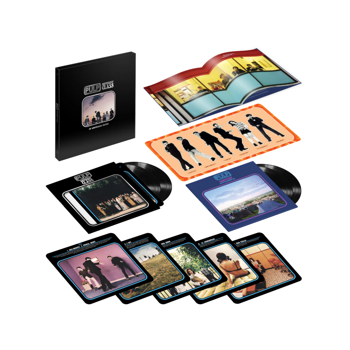 BOXSET PULP - DIFFERENT CLASS 30 ANNIVERSARY (4 LP)