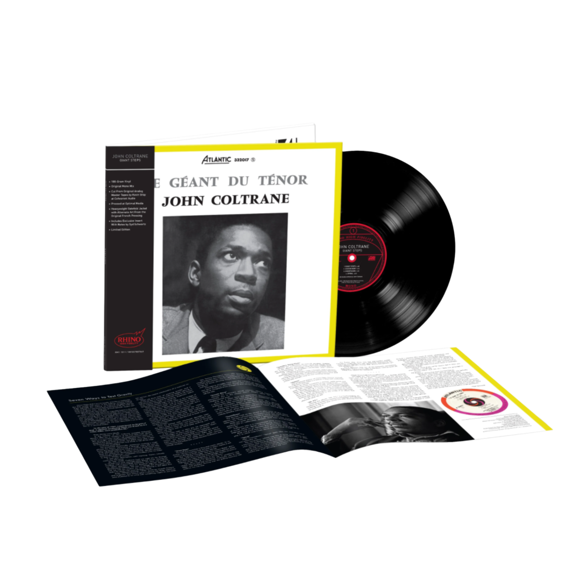 VINILO JOHN COLTRANE - GIANT STEPS (RHINO HIGH FIDELITY/MONO)