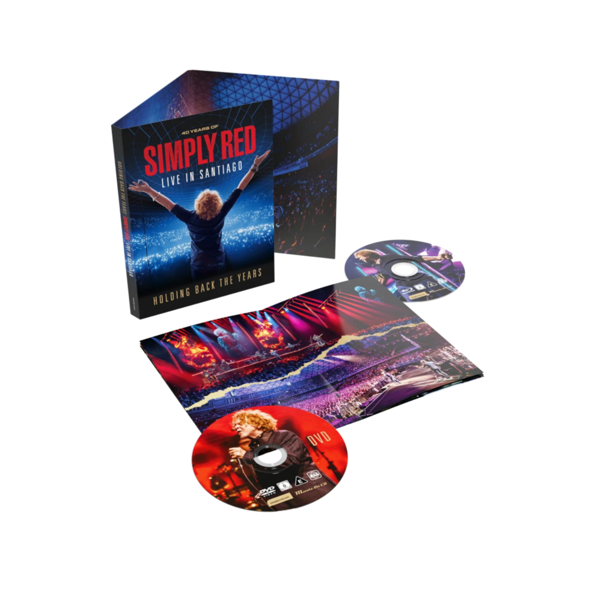 BLU-RAY SIMPLY RED - HOLDING BACK THE YEARS: LIVE IN SANTIAGO (BLU-RAY/DVD)
