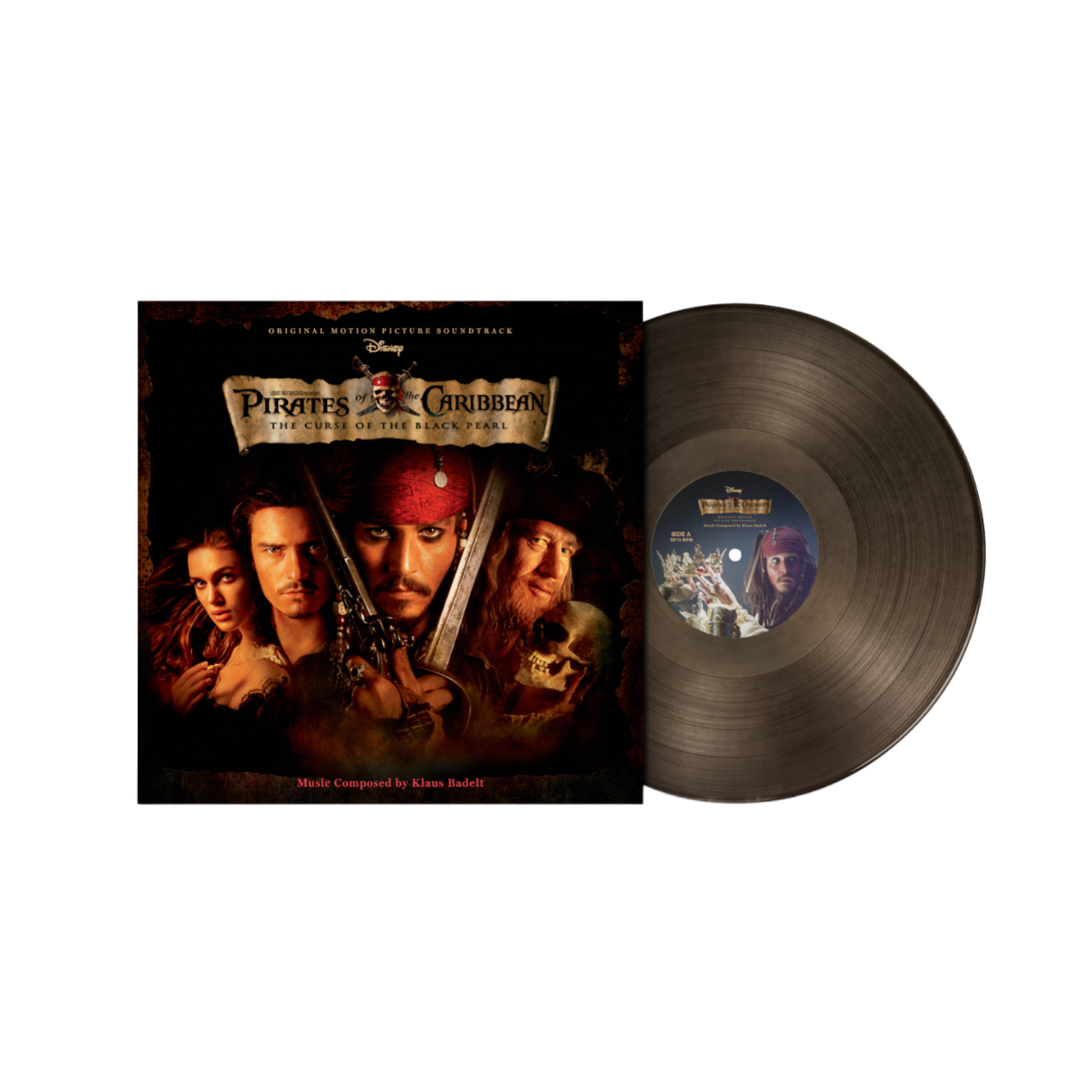 Vinilo Klaus Badelt - Pirates of the Caribbean: The Curse of the Black Pearl (Black Ice Vinyl)