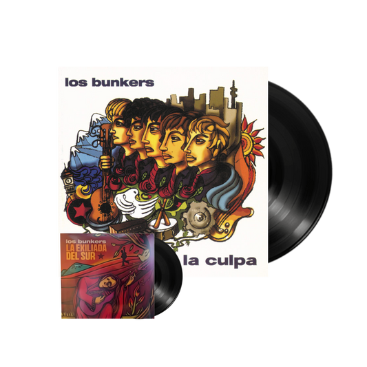 VINILO LOS BUNKERS - LA CULPA (GATEFOLD/7 PULGADAS LA EXILIADA DEL SUR)