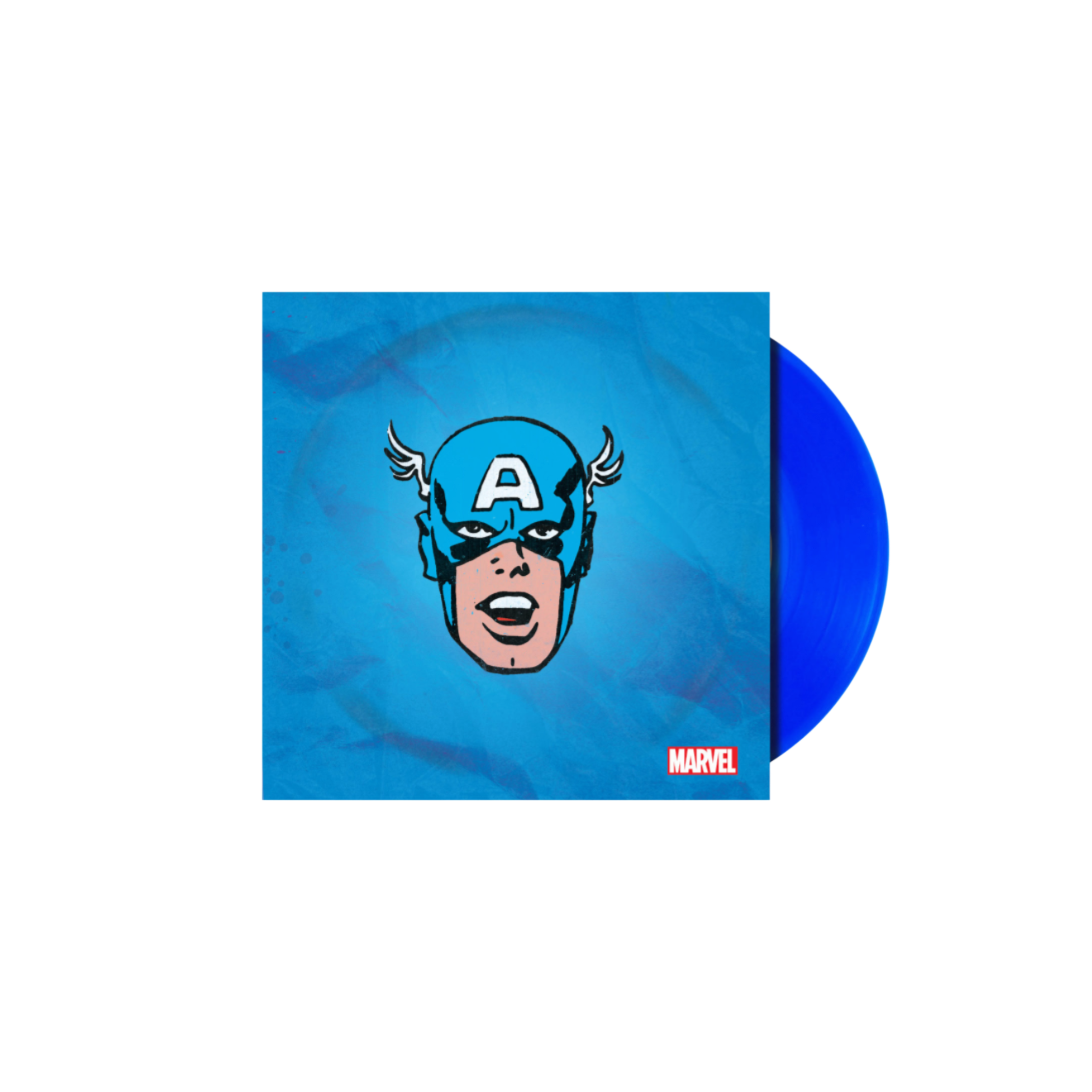 Vinilo Marvel Chorus - Captain America (1966 Theme) (Translucent Blue Vinyl)