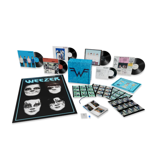 BOXSET WEEZER - WEEZER (BLUE 30TH) (SUPER DELUXE/4LP/10 INCH/7 INCH)