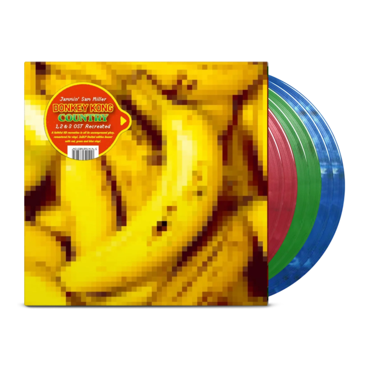 Boxset Jammin' Sam Miller - Donkey Kong Country 1, 2 & 3 OST (Recreated)
