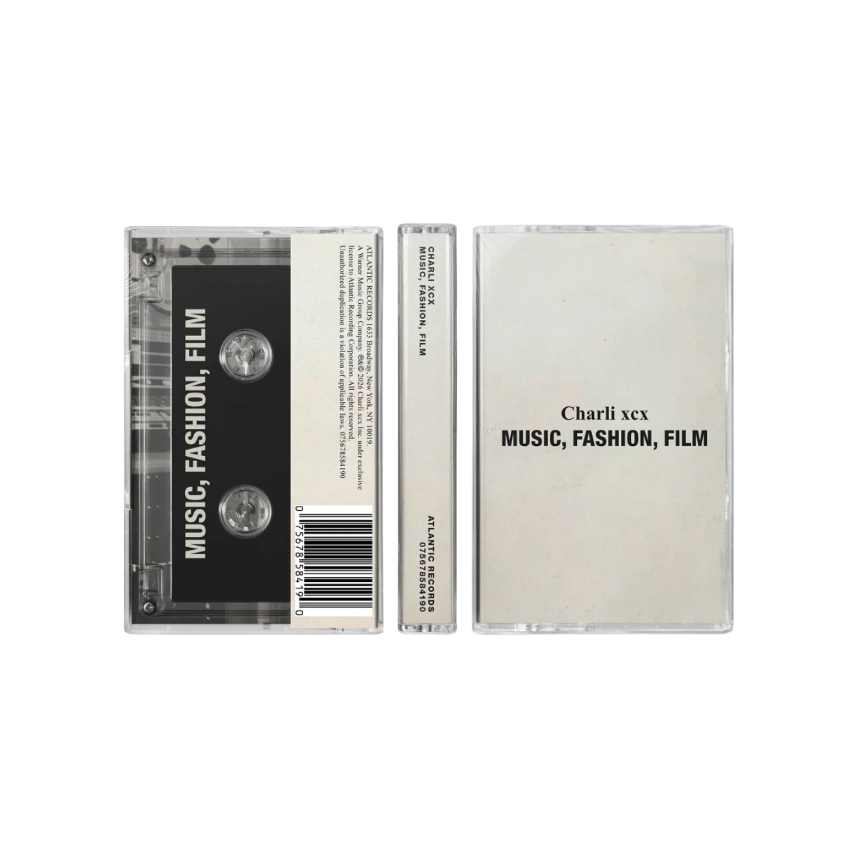 Cassette Charli XCX - Music, Fashion, Film