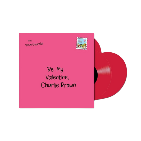VINILO VINCE GUARALDI - BE MY VALENTINE, CHARLIE BROWN OST (RED HEART SHAPED VINYL)