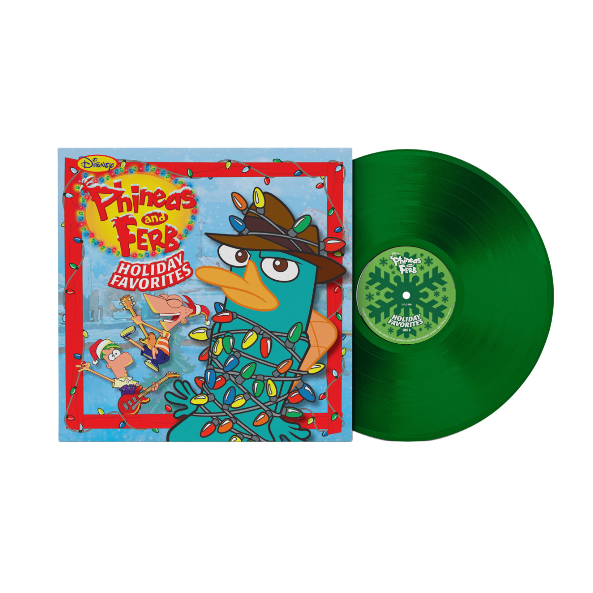 VINILO VARIOUS ARTISTS - PHINEAS & FERB: HOLIDAY FAVORITES (TRANSLUCENT EMERALD GREEN VINYL)