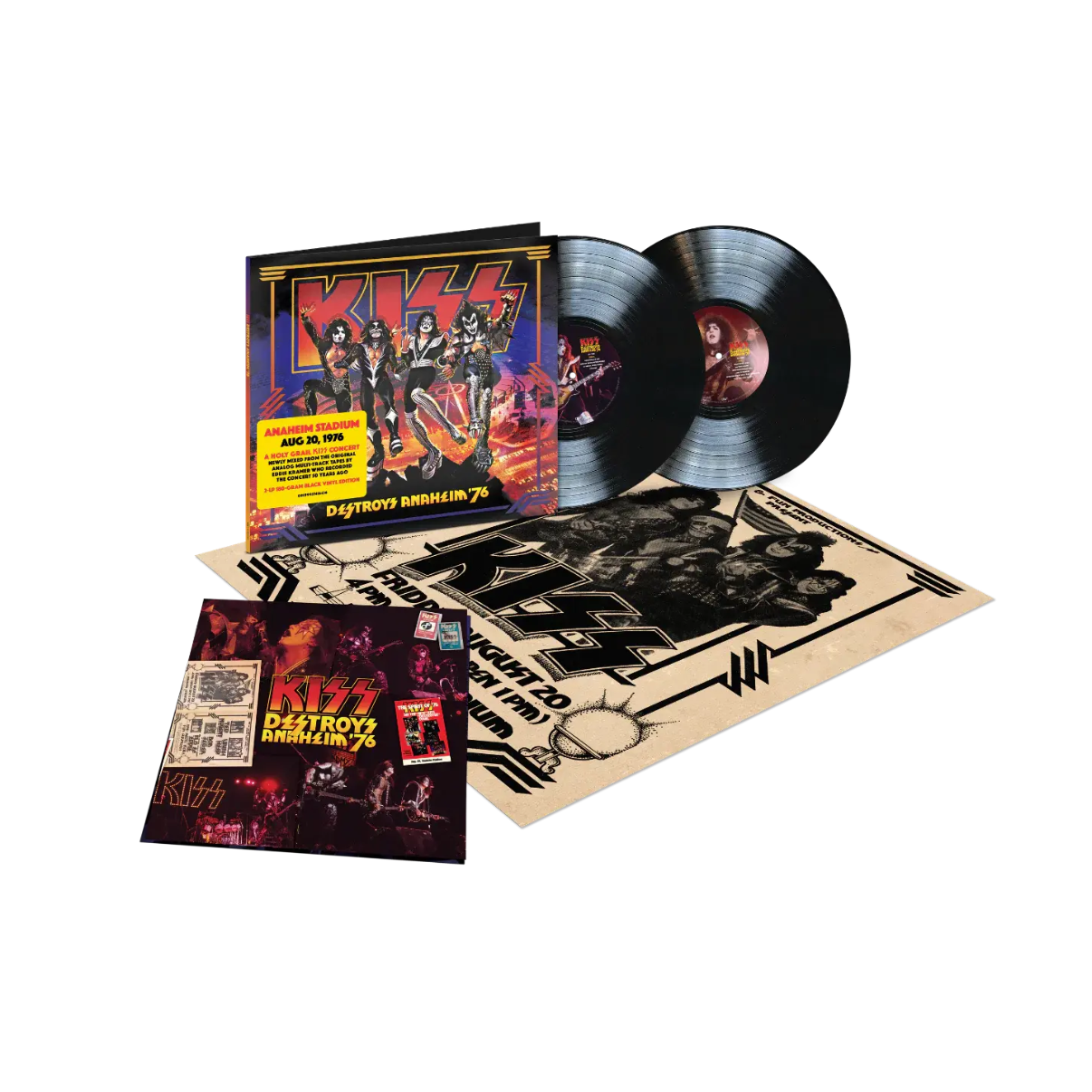 Vinilo Kiss - Kiss Destroys Anaheim '76 (2LP)