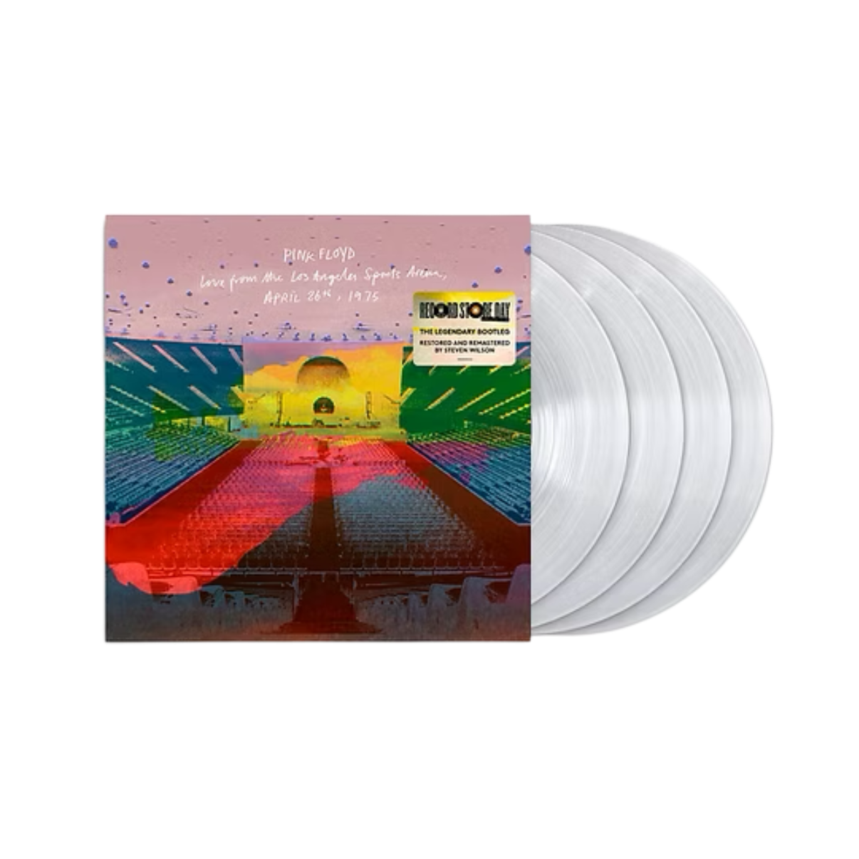 BOXSET PINK FLOYD - LIVE FROM THE LOS ANGELES SPORTS ARENA, APRIL 26TH, 1975 (4LP/CLEAR VINYL) (RSD 2026)