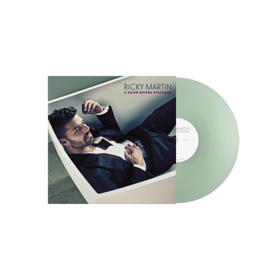VINILO RICKY MARTIN - QUIEN QUIERA ESCUCHAR (COKE BOTTLE GREEN VINYL)