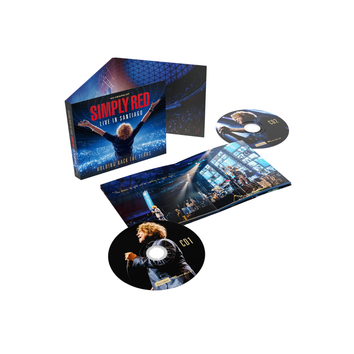 CD SIMPLY RED - HOLDING BACK THE YEARS: LIVE IN SANTIAGO (2CD)