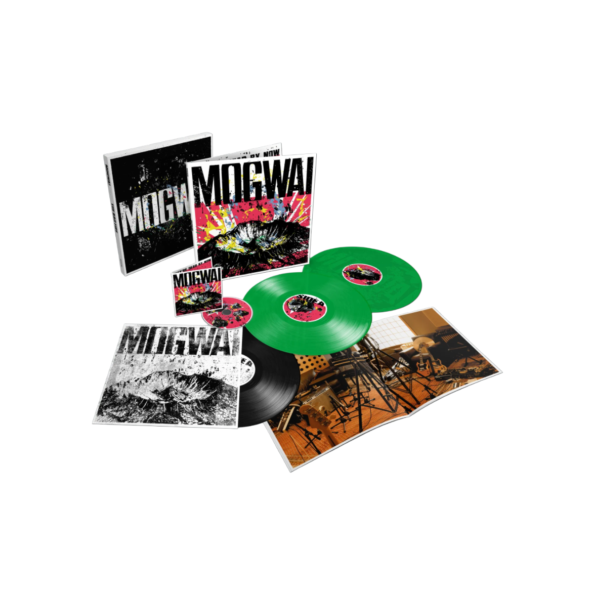 VINILO MOGWAI - BAD FIRE (3LP/DELUXE/OPAQUE GREEN VINYL)