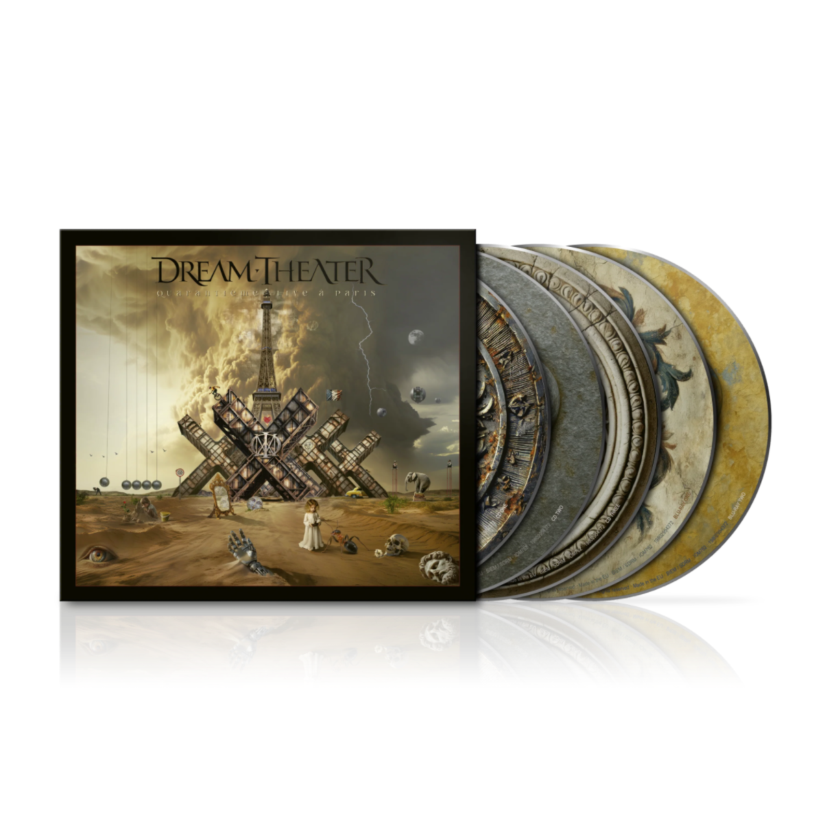 CD DREAM THEATER - QUARANTIEME: LIVE A PARIS (3CD/2BLURAY))