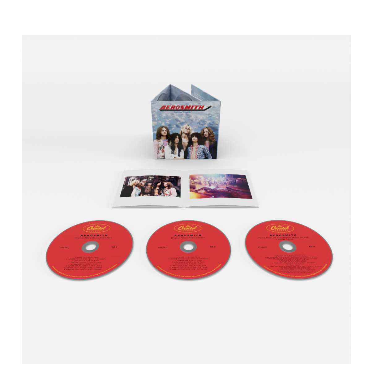 Boxset Aerosmith - Aerosmith (Legendary Edition) (Expanded, 3CD)