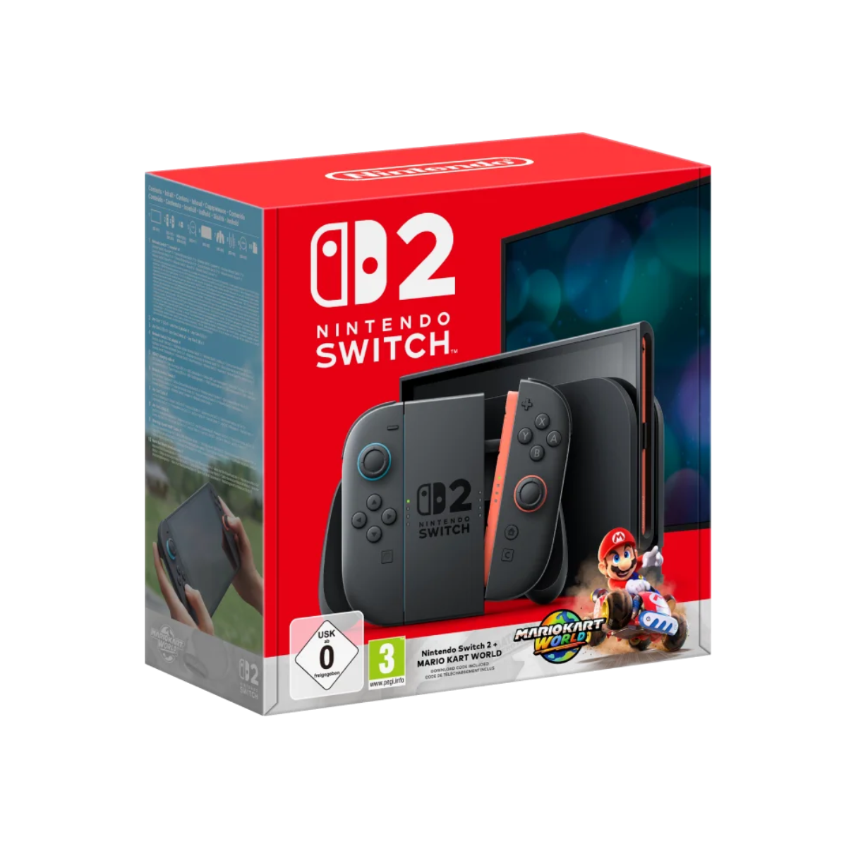CONSOLA NINTENDO SWITCH 2 BUNGLE MARIO KART WORLD