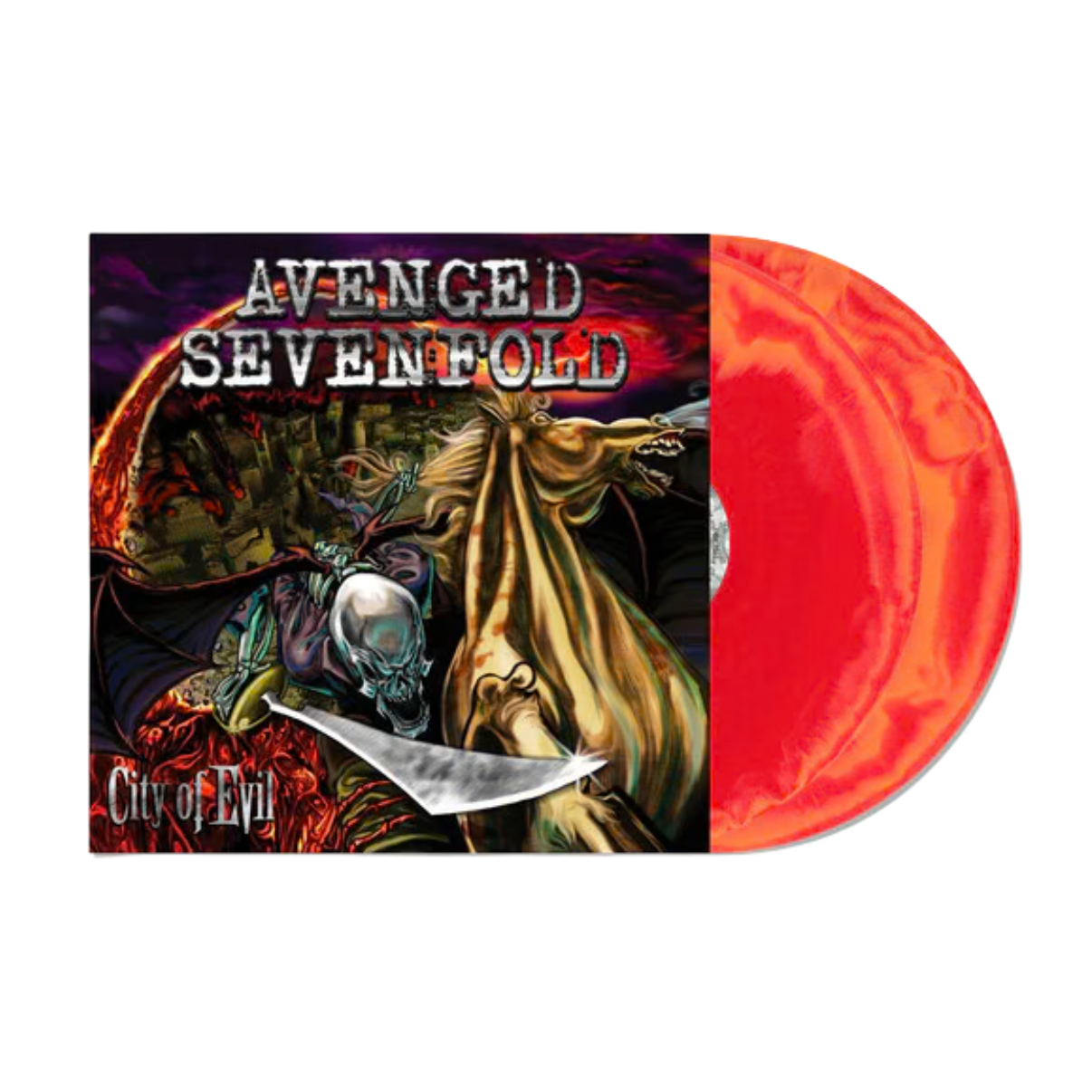 VINILOS AVENGED SEVENFOLD - CITY OF EVIL (ORANGE/RED VINYL/2LP)