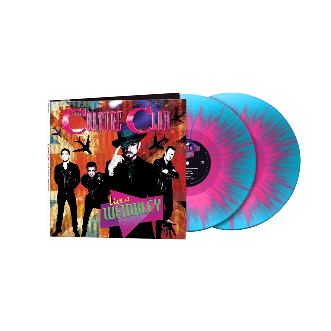 Vinilo Culture Club - Live At Wembley: World Tour 2016 (2LP) (Blue/Pink Splatter Vinyl)