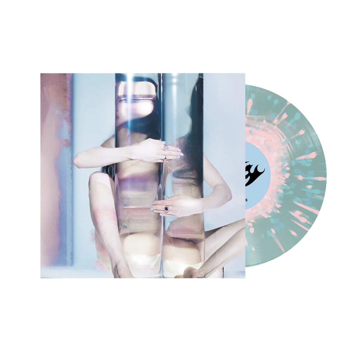 VINILO POPPY - EMPTY HANDS (PINK IN ICE BLUE WITH PINK & BLUE SPLATTER VINYL)
