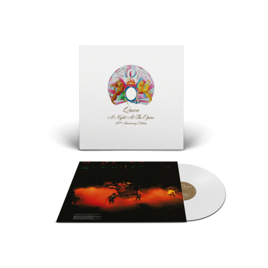 VINILO QUEEN - A NIGHT AT THE OPERA (50TH ANNIVERSARY) (WHITE VINYL)