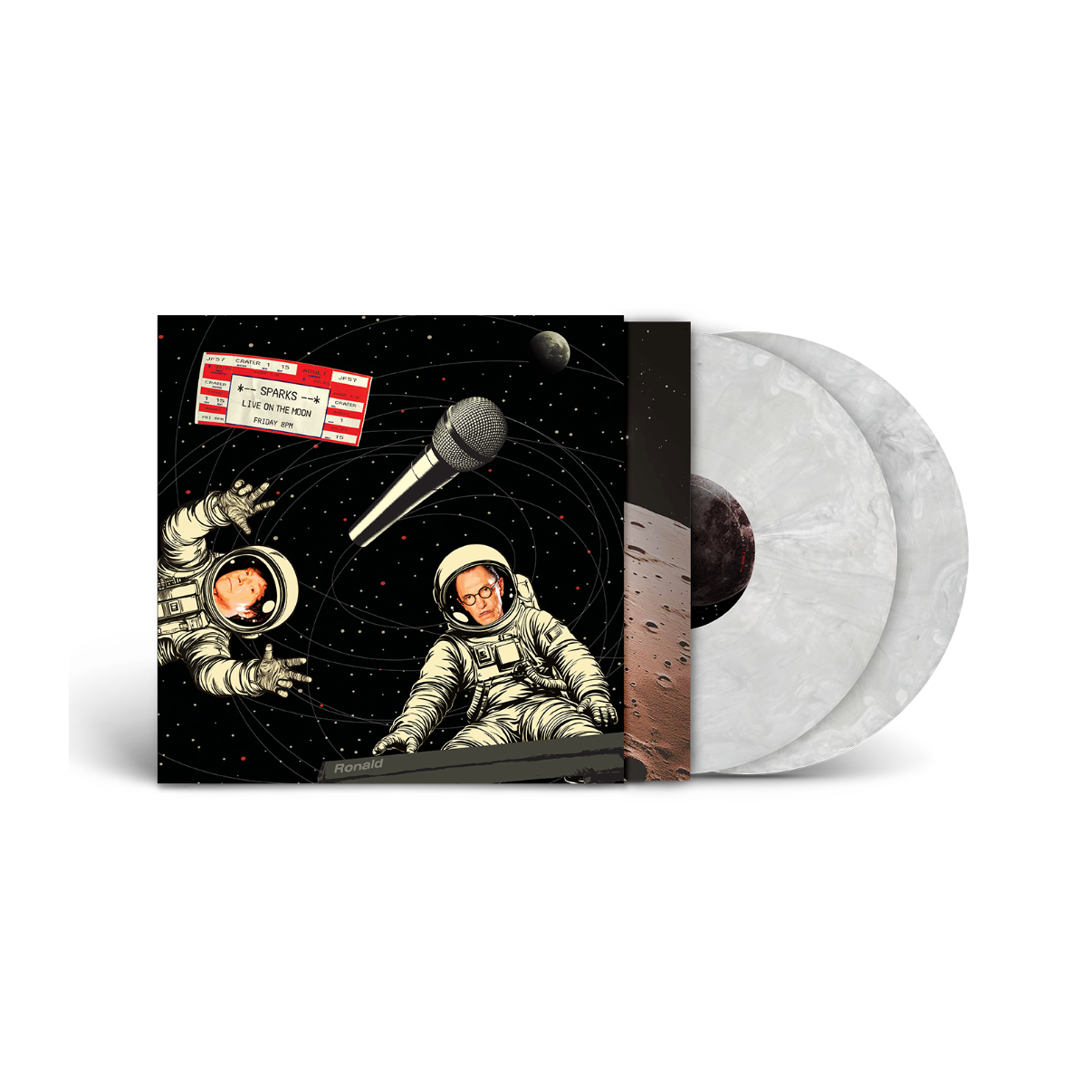 Vinilo Sparks - Sparks Live on the Moon (Moon Marble Silver Vinyl/2LP)