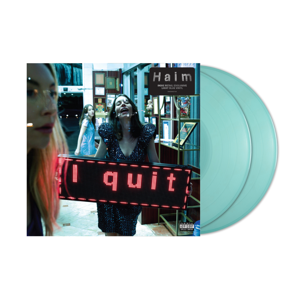 VINILO HAIM - I QUIT (2LP/TRANSLUCENT LIGHT BLUE VINYL)
