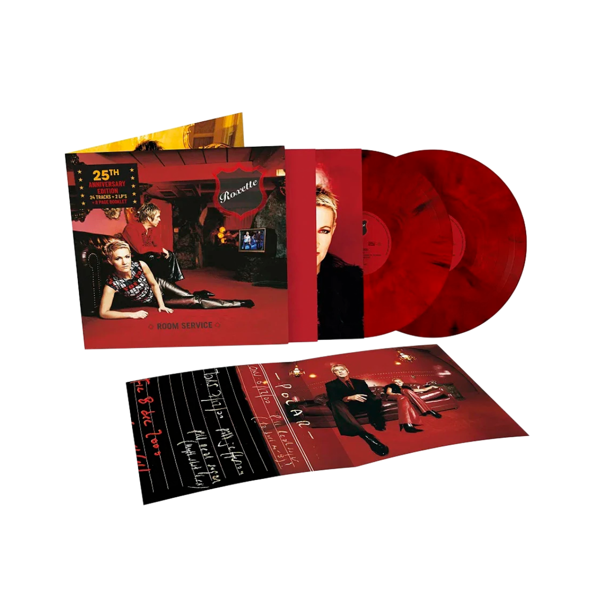 Vinilo Roxette - Room Service (25th Anniversary/Red & Black Marbled Vinyl)
